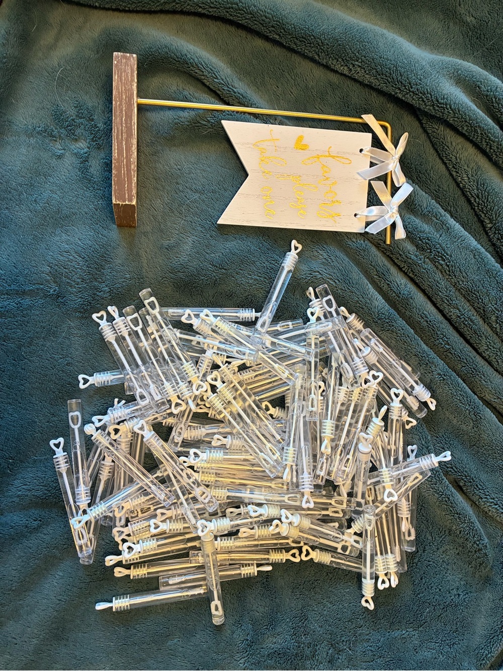 Mini Bubble Wands for Parties - Clear (Pack)